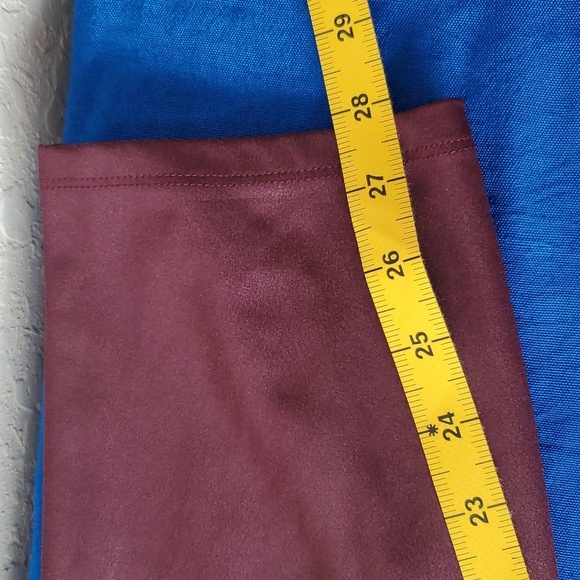 Women's Simply Vera Vera Wang High Rise Faux Leather Shaping Leggings 2X… - Picture 4 of 8